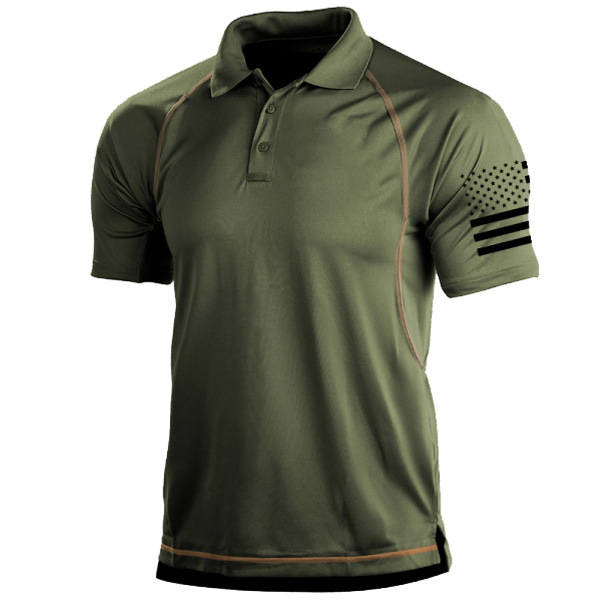 Herren taktisches polo-shirt - leichtes performance-oberteil