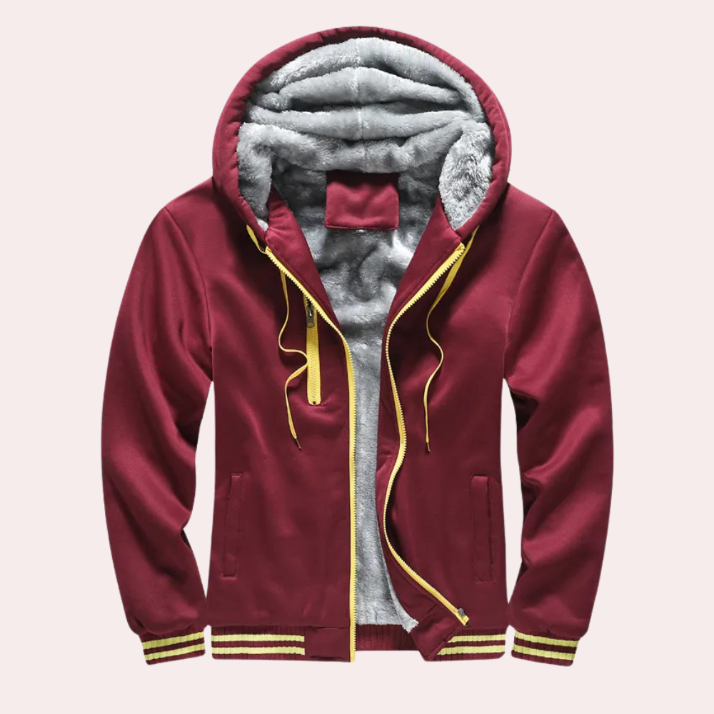 Herren Hoodie mit weichem Futter – Sommerjacke Alltag