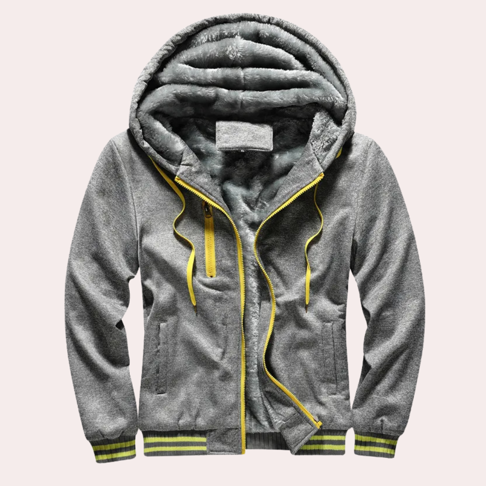 Herren Hoodie mit weichem Futter – Sommerjacke Alltag