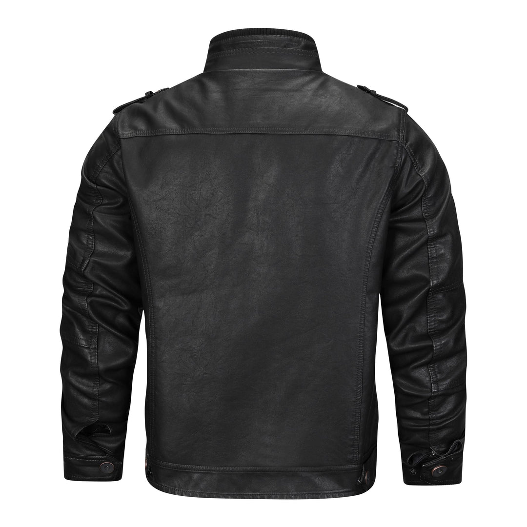 Alpha black jacke – robuste eleganz und modernes design