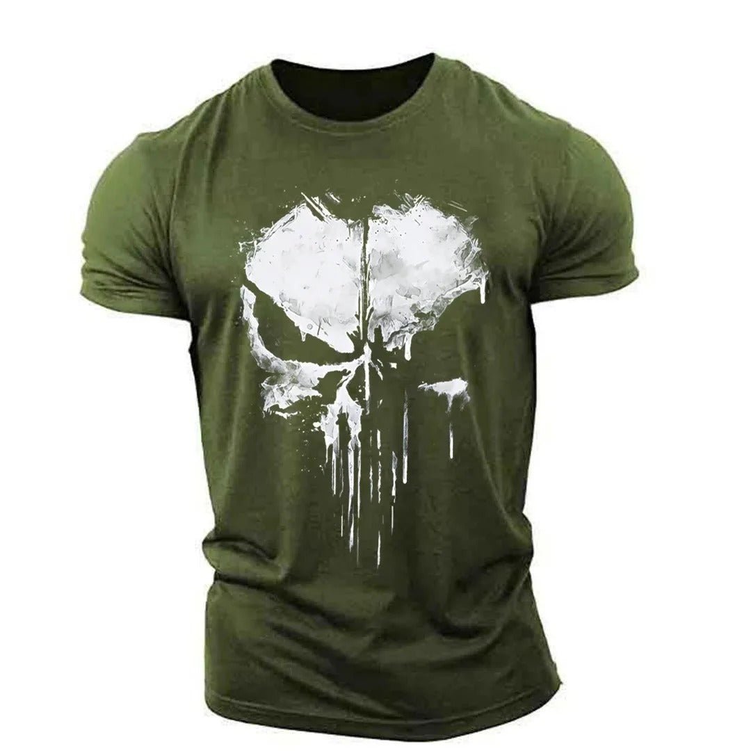 Männer T-Shirt Totenkopf – Trendiges Shirt für Anlässe