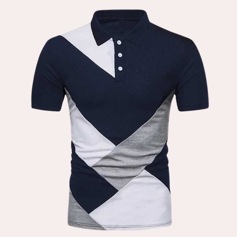 Herren Polo-Shirt mit Kontrast – Modern & Alltagstauglich