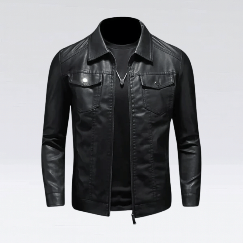 Swisstil vintage lederjacke – bequemi passform und eifachi pflege