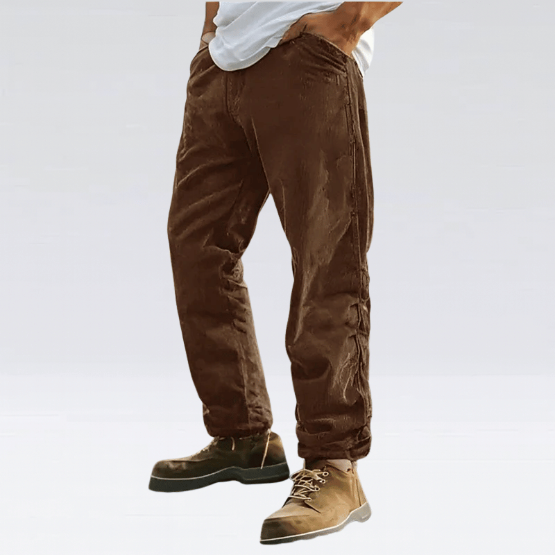 Corduroy hosen - stilvolle casual kleidung für männer