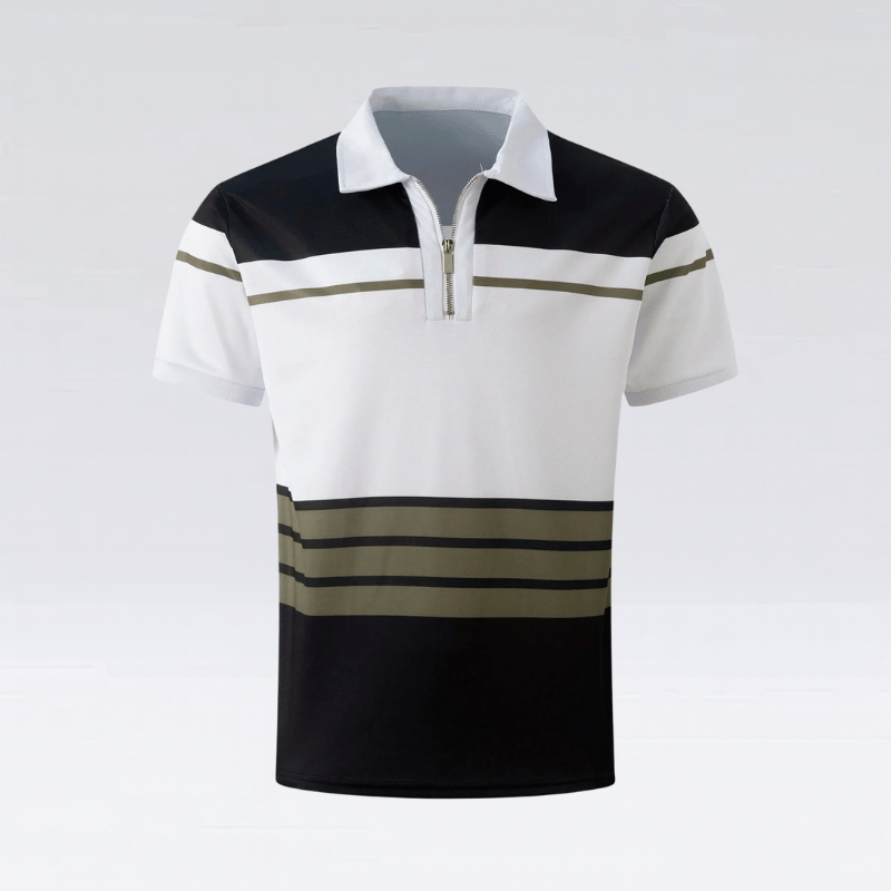 Polo-Shirt für Männer – Modernes Streifen-Design
