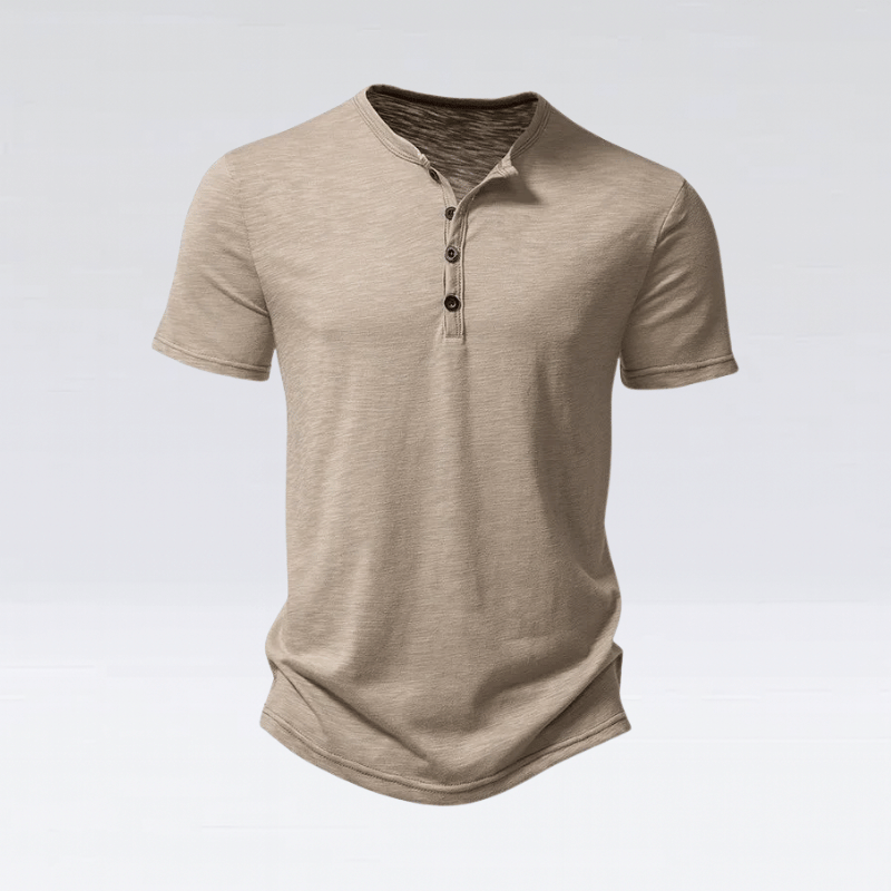 Männer Henley T-Shirt – Baumwollmix für lässige Looks