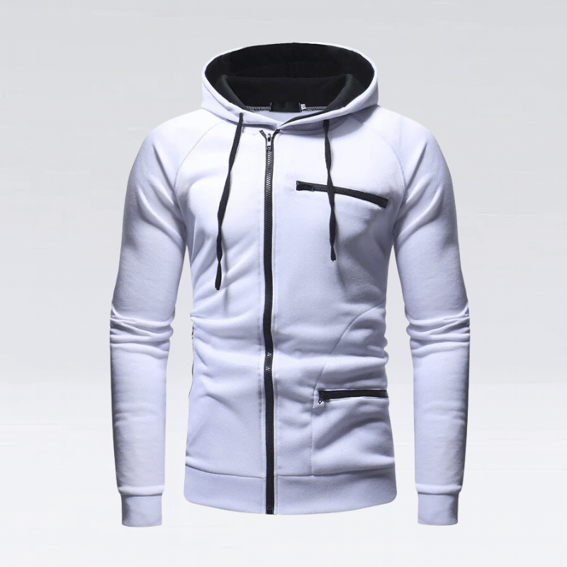 Männer Zip-Hoodie - Strapazierfähige Stylische Alltagsmode