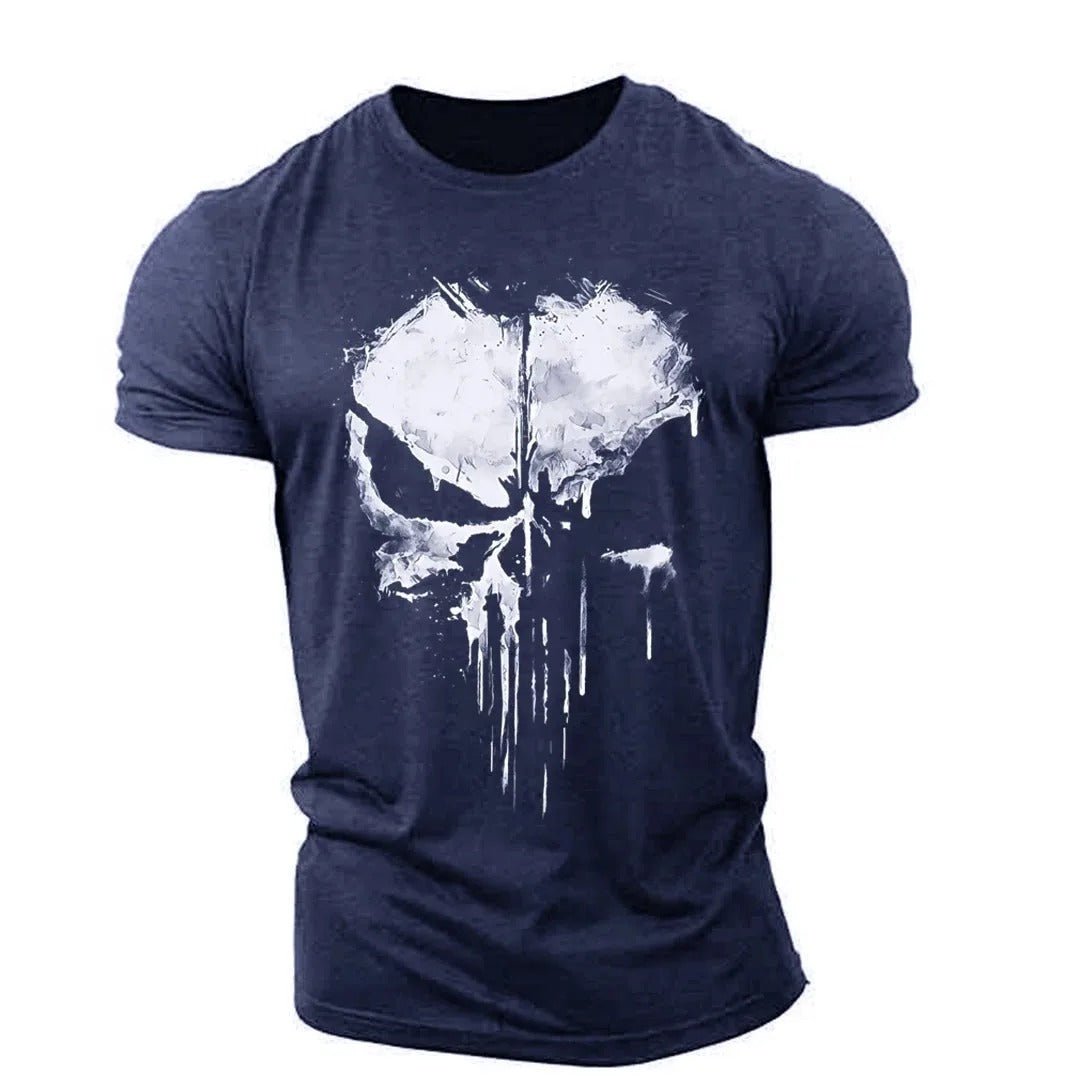 Männer T-Shirt Totenkopf – Trendiges Shirt für Anlässe