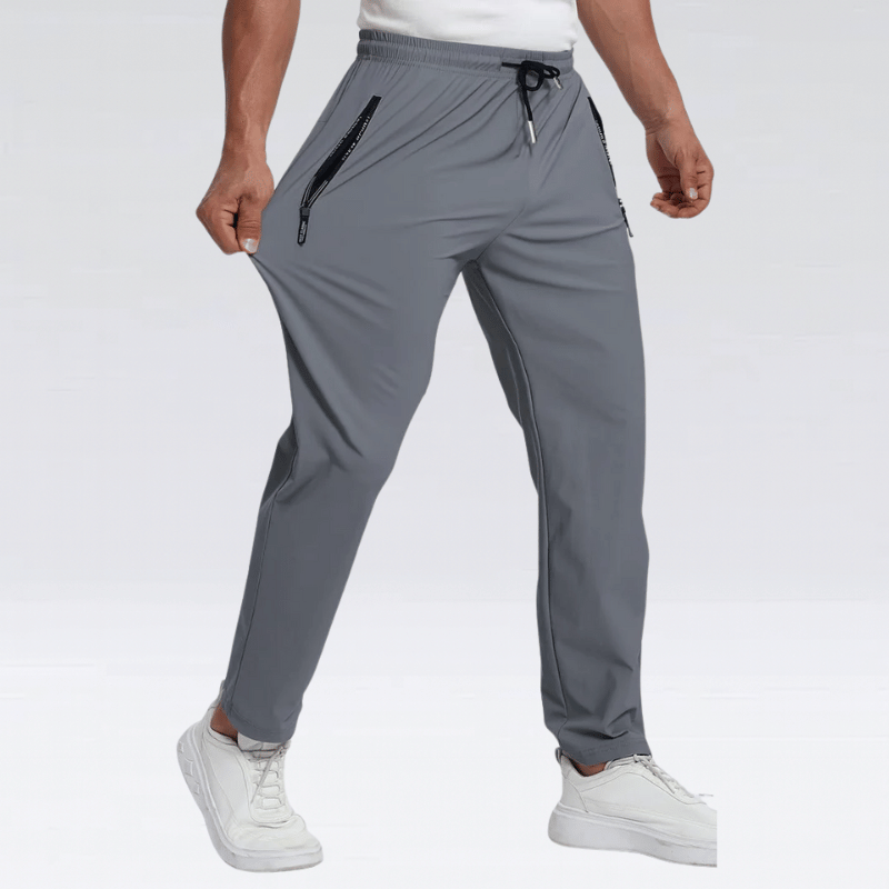 Männer Jogger mit Reißverschluss – Atmungsaktiv & Flexibel