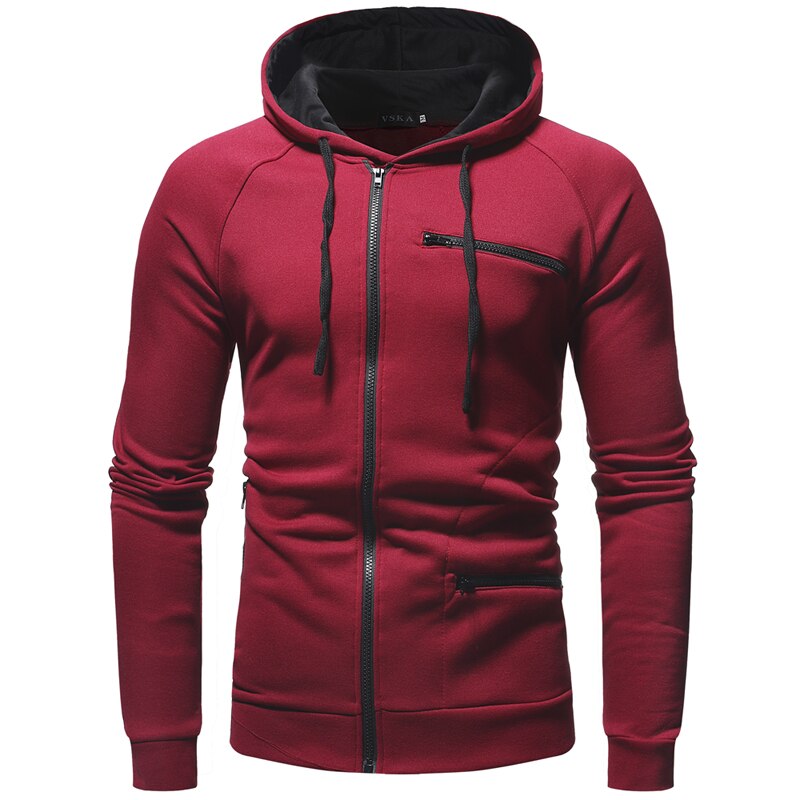 Männer Zip-Hoodie - Strapazierfähige Stylische Alltagsmode