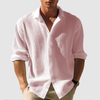 Leichtes button-down-hemd für männer - vielseitiges langarmshirt für freizeit und büro