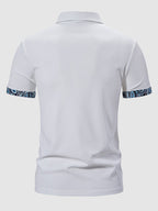 Männer polohemd - taillierte passform mit musterdetails