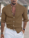 Feiner herren kurzarmhemd mit button-down-kragen