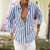 Chice gestreifte hemd - moderner casual-look für männer