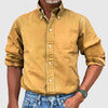 Langarm klassiker hemd - lässiges button-down hemd für männer