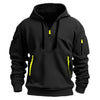 Halb-zip hoodie - vielseitiger pullover sweatshirt für herren