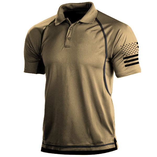 Herren taktisches polo-shirt - leichtes performance-oberteil