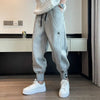 Männersweatpants für lässige freizeit - weiche baumwollmischung jogger mit verstellbarem bund