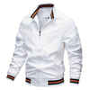 Männersport jacke mit reissverschluss - klassischer stil für aktive lebensstile