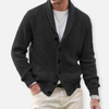 Männers strickjacke – stylische schalkragen-strickmode für lässige anlässe