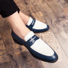 Herren elegante leder slipper - stilvoll für büro & abendanlässe