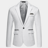 Eleganter schwarzer blazer - massgeschneiderte herrenjacke für formelle anlässe