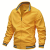 Männersport jacke mit reissverschluss - klassischer stil für aktive lebensstile