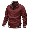 Männersport jacke mit reissverschluss - klassischer stil für aktive lebensstile