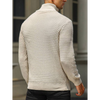 Männersweater mit reissverschluss - texturiertes strickpullover für lässige anlässe