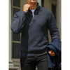 Männersweater mit reissverschluss - texturiertes strickpullover für lässige anlässe