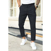 Herren hosen, tailliert, slim fit, leicht, elastischer stoff - büro-outfit & smart casual