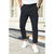 Herren hosen, tailliert, slim fit, leicht, elastischer stoff - büro-outfit & smart casual