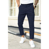 Herren hosen, tailliert, slim fit, leicht, elastischer stoff - büro-outfit & smart casual