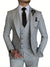 3-teiliges herren-anzugblazer-set für smarte bürooutfits - eleganter weste und hose ensemble