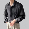 Männer langarmshirt – stilvolle freizeitkleidung aus leichtem gewebe für den alltag