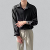 Männer langarmshirt – stilvolle freizeitkleidung aus leichtem gewebe für den alltag