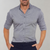 Männershirt mit langen ärmeln – vielseitiges button-up für alltag und büro