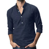Männers langarm-polohemd - raffinierter casual-look