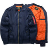 Leichtgewichtiger herren bomberjacke - stylische freizeitmode für wochenendabenteuer