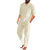Leinen loungewear-set - männer casual hemd und hosen