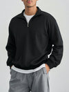 Herren halbzip pullover - lockerer jumper