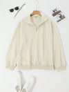 Herren halbzip pullover - lockerer jumper