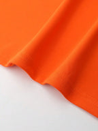 Männer T-Shirt Orange - Weicher Baumwollmix für Alltag