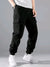 Herren cargo-hosen langlebige utility-jogger in marineblau für lässige outfits - multifunktionales taschen-design, angenehme passform