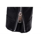 Männer PU‑Leder Bikerjacke - Stylische Lässige Freizeitmode