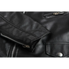 Männers leder bikerjacke - stylische lässige oberbekleidung für abenteuer am wochenende