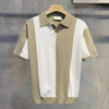 Herren strick-polohemd - zeitgemässes kurzarm-shirt für lässige anlässe
