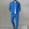 2-teiliges männer co-ord ensemble - hochwertiges freizeitoutfit