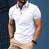 Männlicher klassiker polo-shirt - vielseitige freizeitmode für jede gelegenheit
