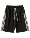 Männer lounge shorts - lockere passform mit seitenstreifen für den freizeitlook